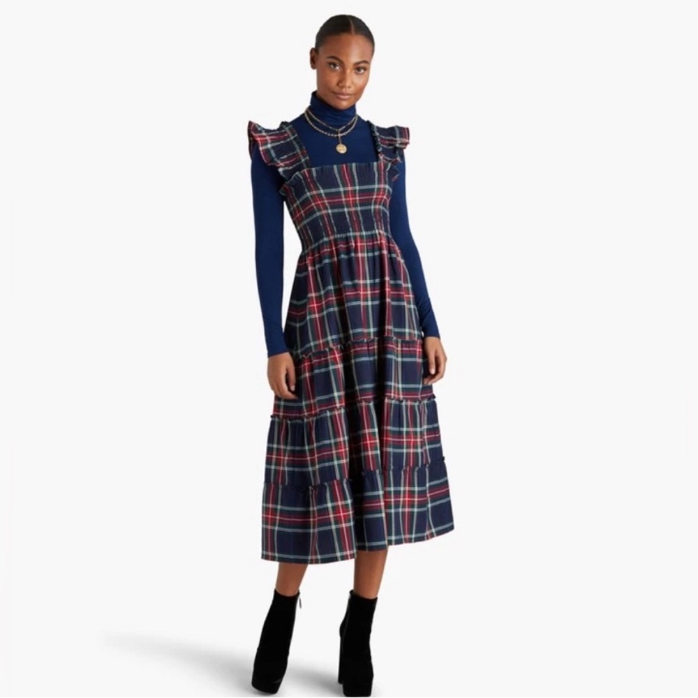 Hill House Navy Tartan Ellie Nap Dress